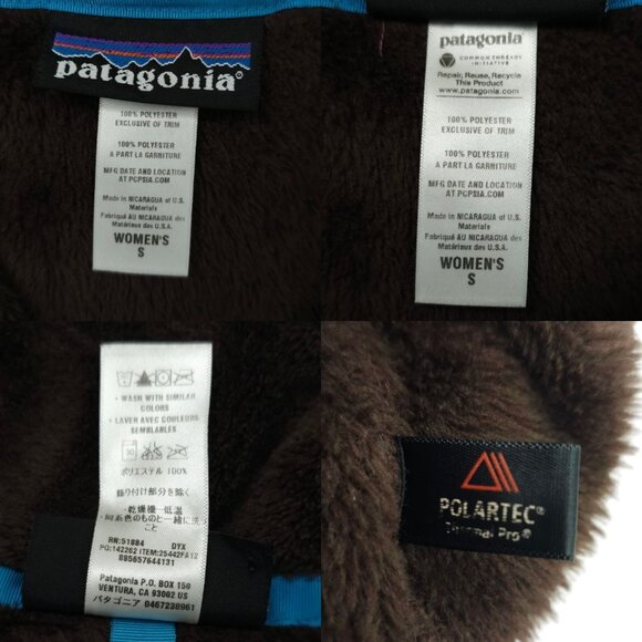 Patagonia Re-Tool Snap-T Fleece Pullover Womens Sz S Polartec Dark Walnut Brown - Picture 8 of 16